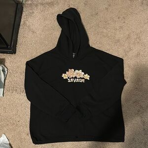 Black hoodie